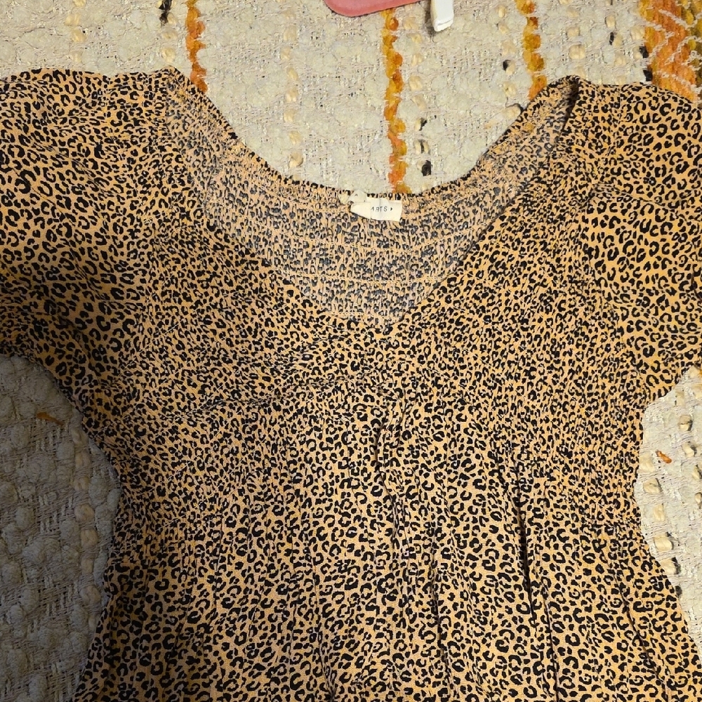 Leopard Print Dress - Picture 3 of 4
